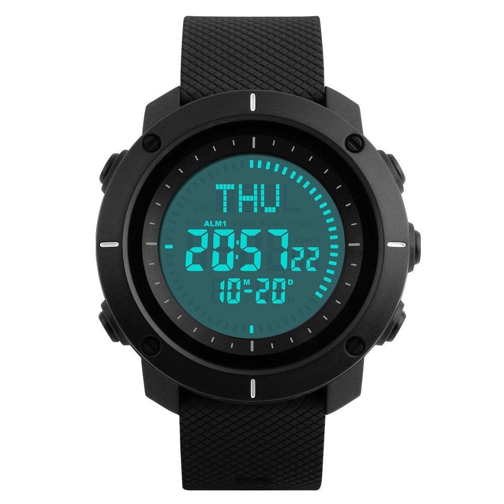 Venta Internacional - Reloj Deportivo Skmei Compass 50 M Impermeable Para Hombre Negro