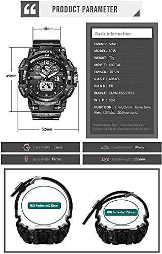 Foto 6 pulgar | Venta Internacional - Reloj Gosasa Para Hombre, Digital, Analógico, Militar, Deportes Al Aire Libre