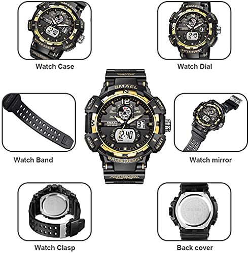 Foto 8 pulgar | Venta Internacional - Reloj Gosasa Para Hombre, Digital, Analógico, Militar, Deportes Al Aire Libre