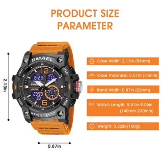 Foto 7 | Venta Internacional - Reloj Deportivo Digital L Lavaredo Lavaredo Para Hombre, A Prueba De Golpes