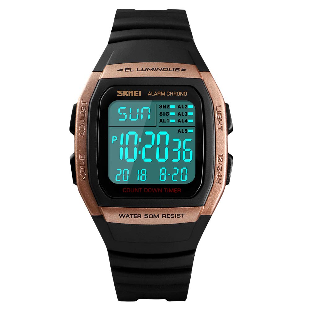 Foto 2 pulgar | Venta Internacional - Reloj De Pulsera Skmei Digital Sports 30 M Resistente Al Agua Para Hombre