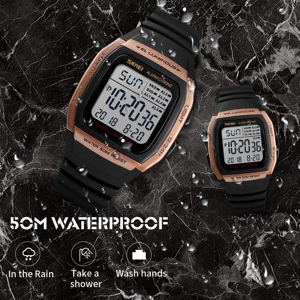 Foto 6 pulgar | Venta Internacional - Reloj De Pulsera Skmei Digital Sports 30 M Resistente Al Agua Para Hombre