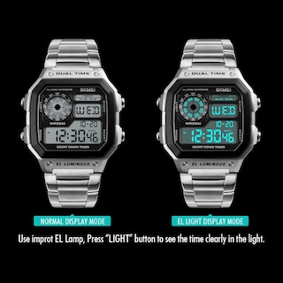 Foto 3 | Venta Internacional - Reloj Digital Yooten Para Hombre, Alarma Y Cronómetro Para Adolescentes, 30 M, Con Resolución
