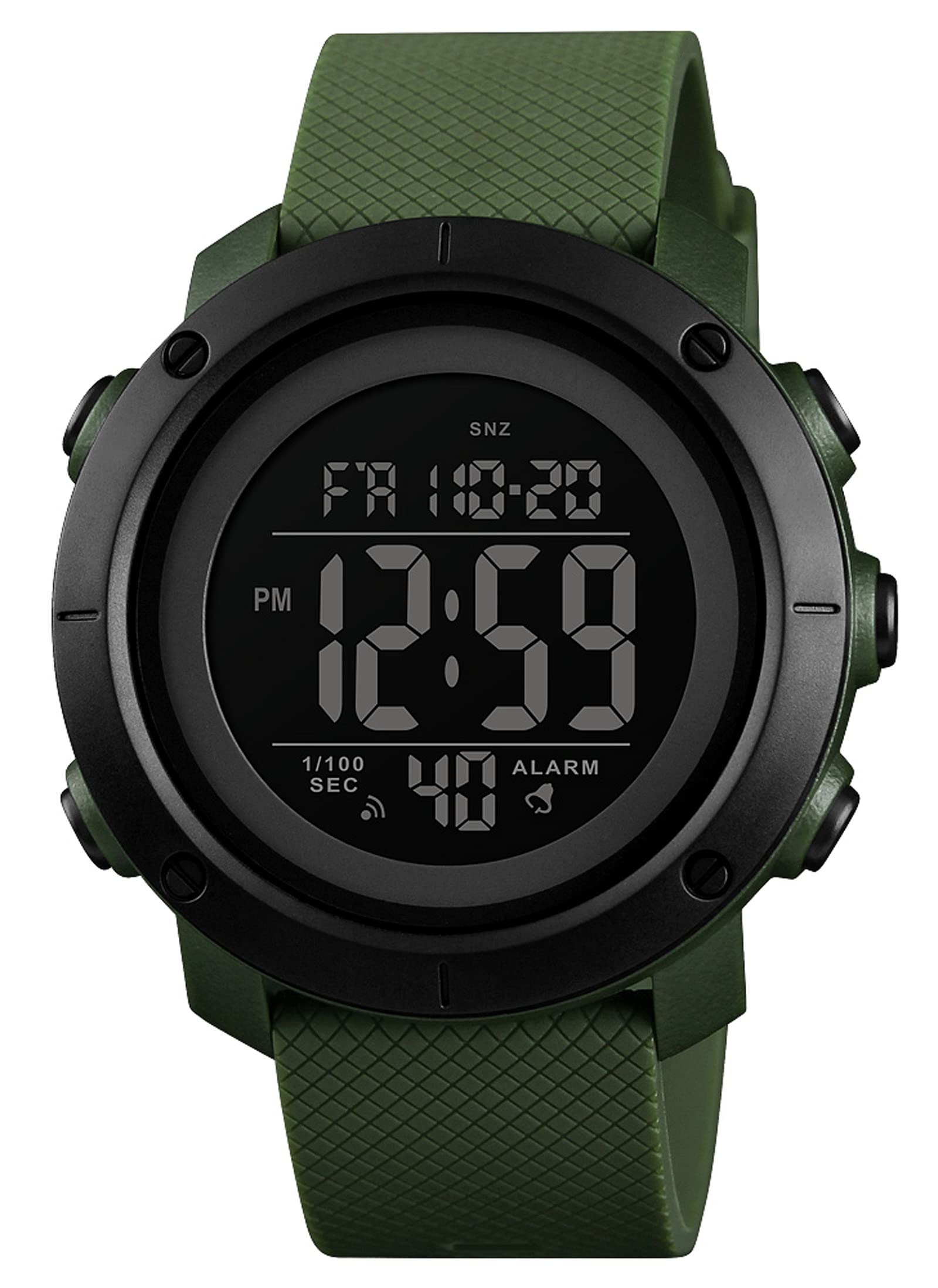 Venta Internacional - Reloj Deportivo Findtime Digital Para Hombre, 5 Atm, Resistente Al Agua Con Led