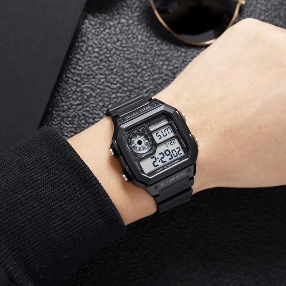 Foto 5 | Venta Internacional - Reloj Yooten, Digital, Luminoso, Impermeable, Para Hombre, Con Cronómetro