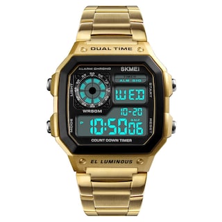Foto 1 | Venta Internacional - Reloj Bounabay Digital De Cuarzo Multifunción De Acero Inoxidable