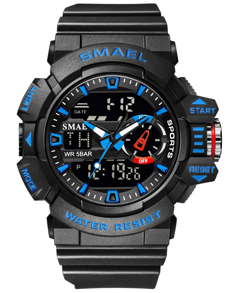 Venta Internacional - Reloj Carlien, Deportivo Y Militar, Doble Pantalla, 50 M Water R, Para Hombre