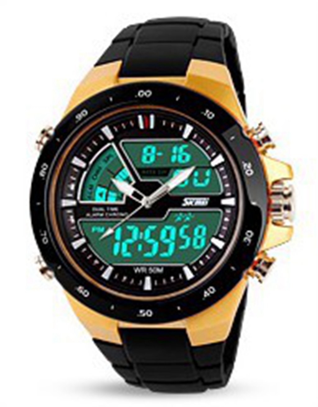 Foto 2 pulgar | Venta Internacional - Reloj De Pulsera Next Wth0750 Quartz Led Digital Dorado Para Hombre