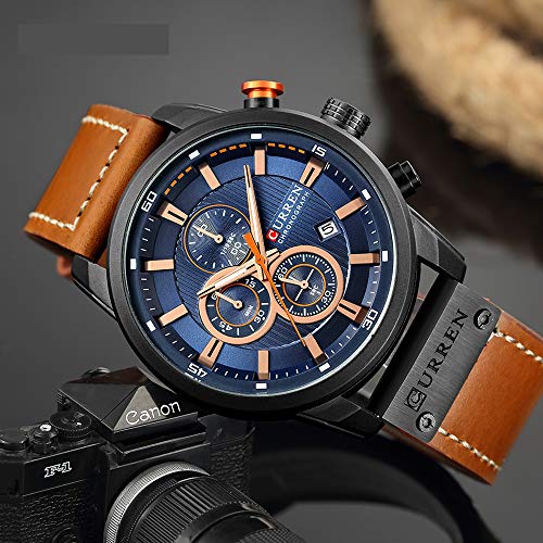 Foto 4 pulgar | Venta Internacional - Reloj Loreo Casual Chronograph De Cuarzo Impermeable Para Hombre