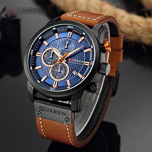 Foto 5 pulgar | Venta Internacional - Reloj Loreo Casual Chronograph De Cuarzo Impermeable Para Hombre