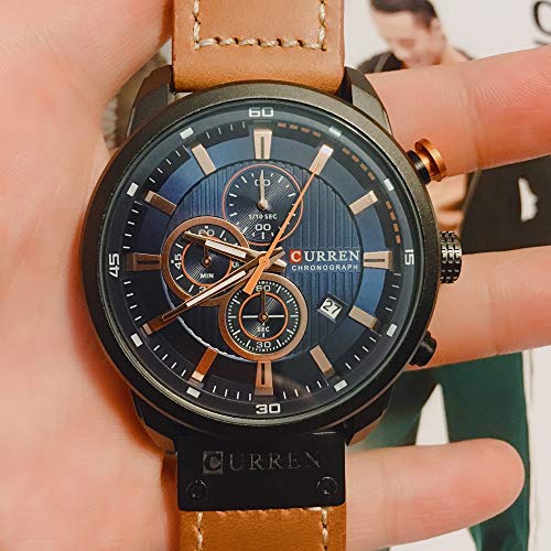 Foto 8 pulgar | Venta Internacional - Reloj Loreo Casual Chronograph De Cuarzo Impermeable Para Hombre