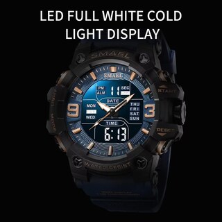 Foto 5 | Venta Internacional - Reloj Hooshu Para Hombre, Analógico, Con Doble Pantalla, Para Deportes Al Aire Libre
