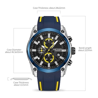 Foto 4 | Venta Internacional - Reloj Megir Sport Chronograph Quartz Para Hombre Con Luminous