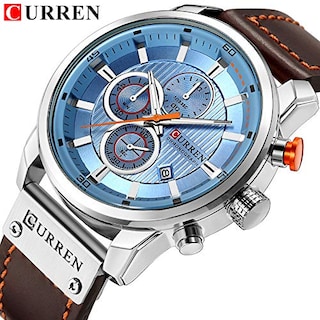 Foto 2 | Venta Internacional - Reloj Deportivo Militar Curren Luxury Brand Para Hombre Con Piel