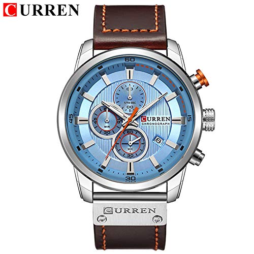 Foto 4 pulgar | Venta Internacional - Reloj Deportivo Militar Curren Luxury Brand Para Hombre Con Piel