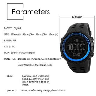 Foto 3 | Venta Internacional - Reloj Digital Deportivo Skmei 50 M Impermeable Para Hombre