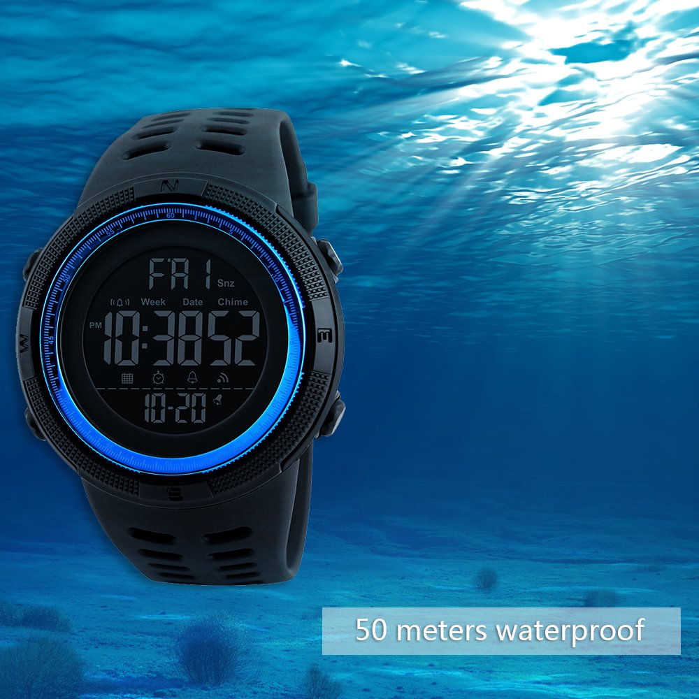 Foto 8 pulgar | Venta Internacional - Reloj Digital Deportivo Skmei 50 M Impermeable Para Hombre