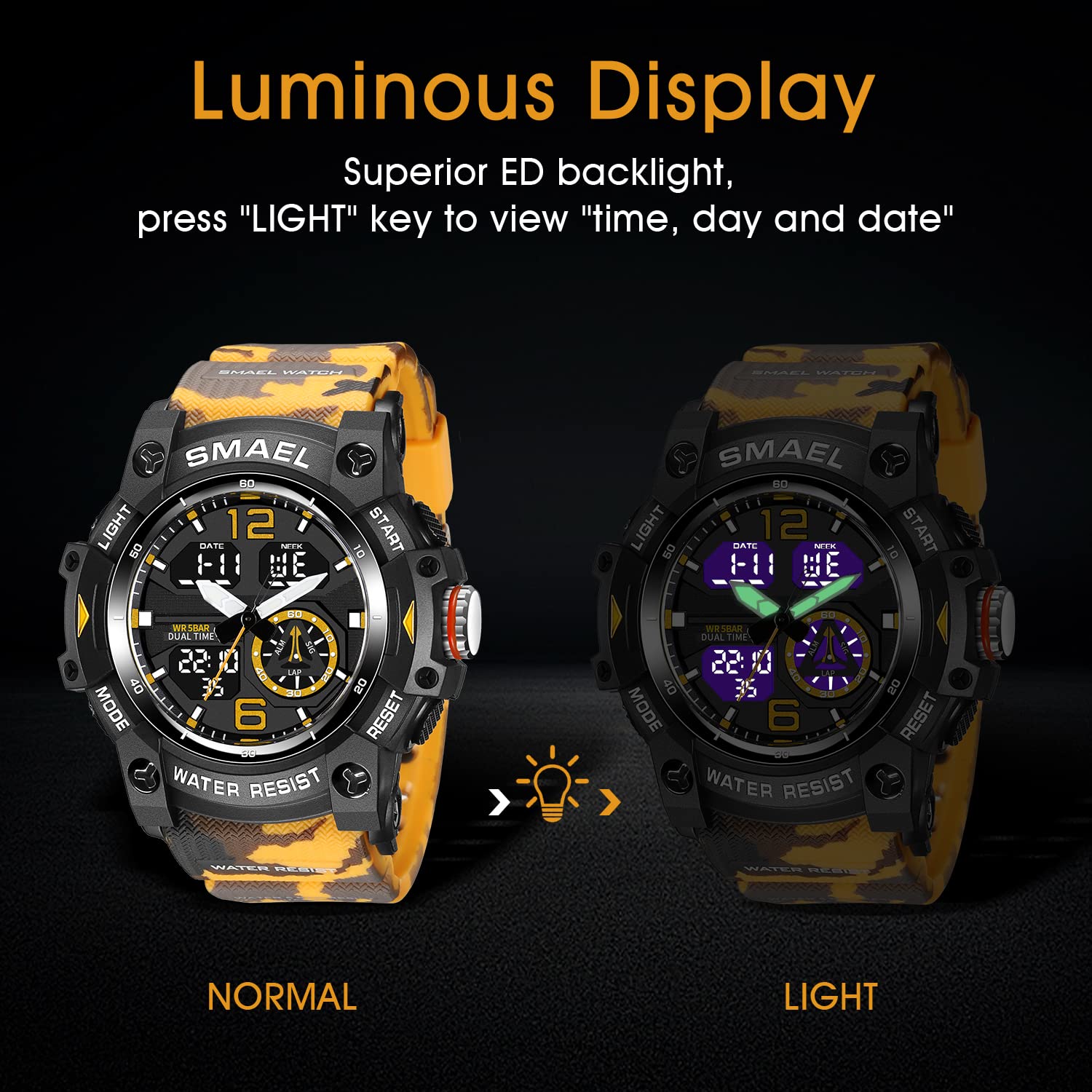 Foto 2 | Venta Internacional - Reloj L Lavaredo Lavaredo Con Doble Movimiento Digital Para Hombre