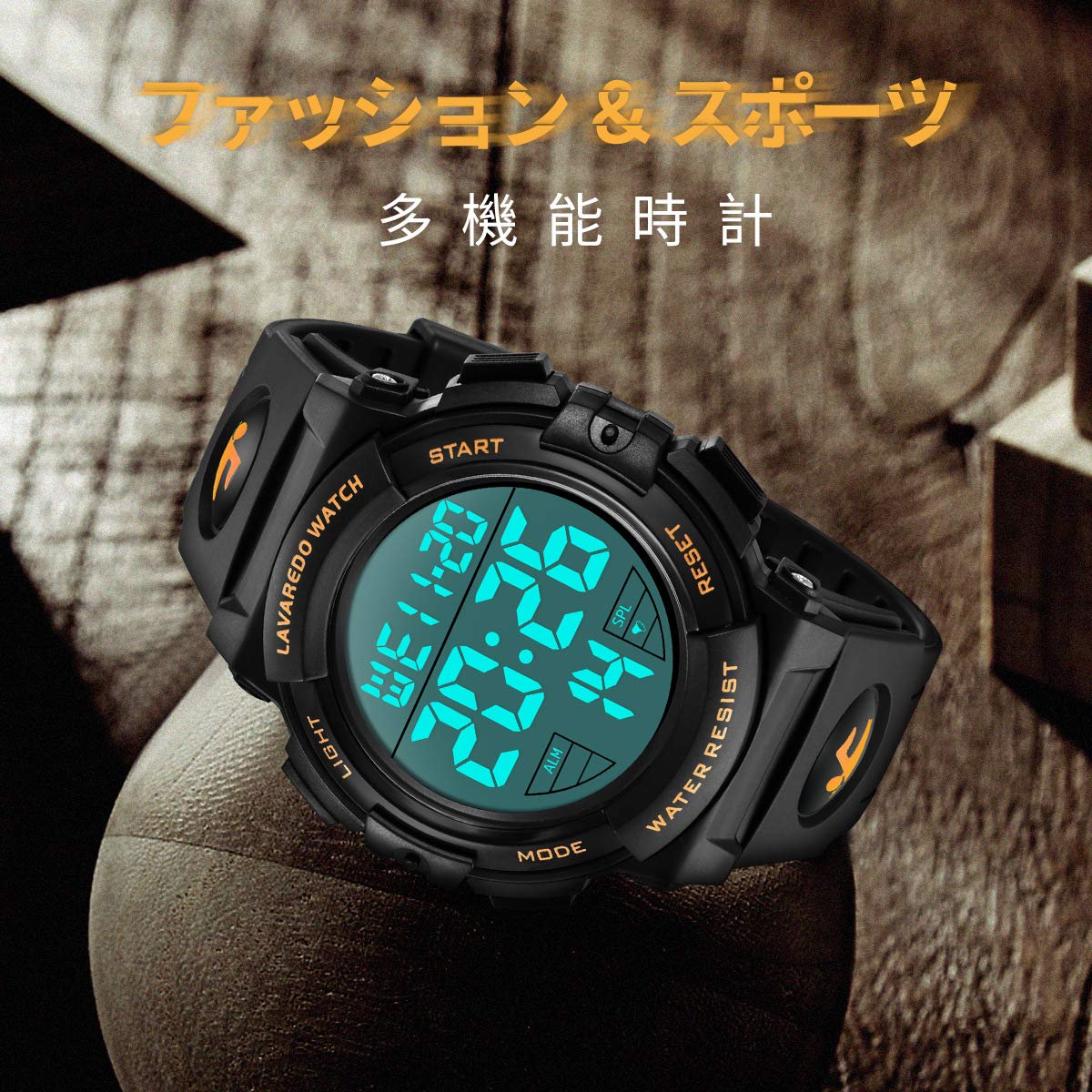 Foto 7 pulgar | Venta Internacional - Reloj L Lavaredo Lavaredo Digital Para Hombre, 50 M, Resistente Al Agua