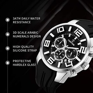 Foto 6 | Venta Internacional - Watch Findtime Findtime Cronómetro Deportivo Con Esfera Grande Para Hombre