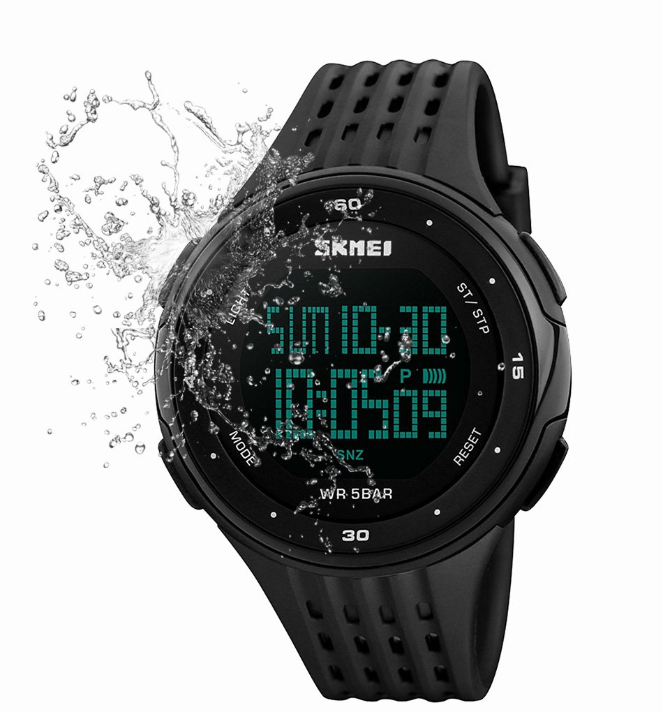 Foto 4 pulgar | Venta Internacional - Reloj Digital Negro Para Hombre Cakcity