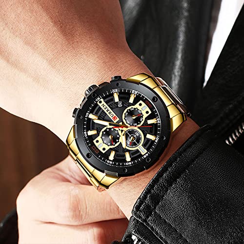 Foto 6 pulgar | Venta Internacional - Reloj Matkasur Para Hombre Y Citas Deportivas, Impermeable, Con Caja De Regalo