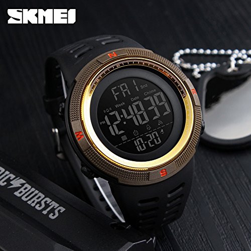 Foto 5 pulgar | Venta Internacional - Reloj Deportivo Digital Led Electrónico Skmei Para Hombre En Dorado