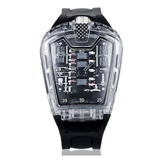 Foto 1 | Venta Internacional - Reloj Para Hombre Con Carcasa Transparente De Cuarzo De Silicona De 45 Mm