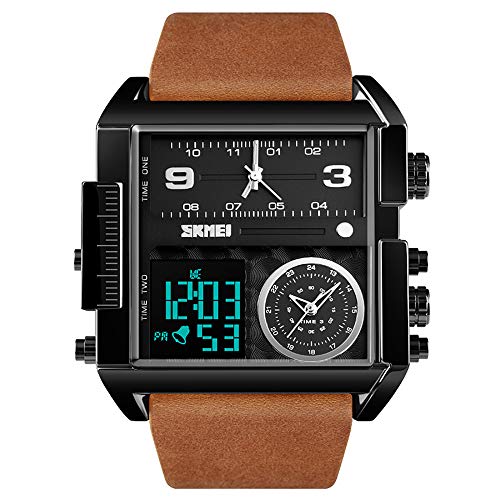 Venta Internacional - Reloj Digital Gosasa Square Con Esfera Grande Para Hombre Con Led