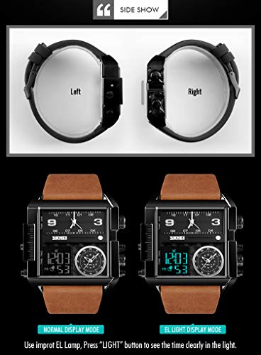 Foto 4 pulgar | Venta Internacional - Reloj Digital Gosasa Square Con Esfera Grande Para Hombre Con Led