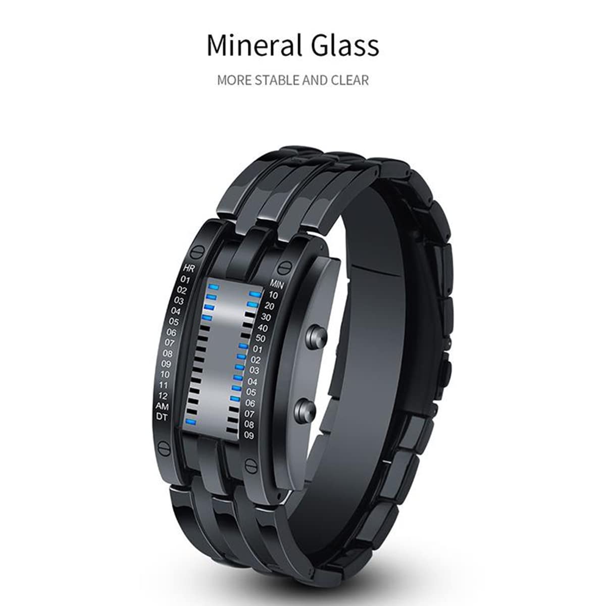 Foto 3 pulgar | Venta Internacional - Reloj Pintime Binary Matrix Digital Led 50 M Resistente Al Agua Para Hombre