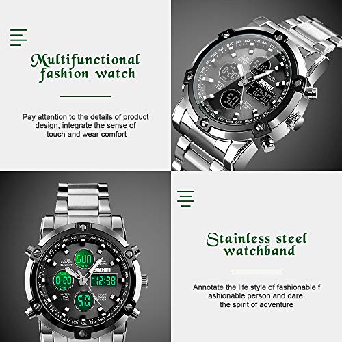 Foto 4 pulgar | Venta Internacional - Reloj Skmei Para Hombre, Impermeable, Militar, Analógico Y Digital