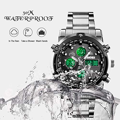 Foto 5 pulgar | Venta Internacional - Reloj Skmei Para Hombre, Impermeable, Militar, Analógico Y Digital