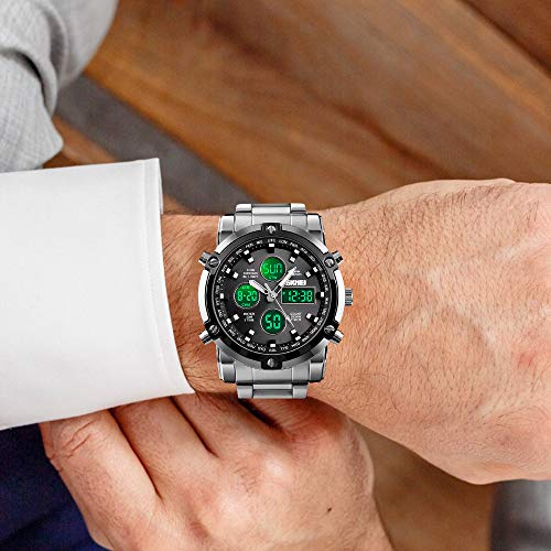 Foto 6 pulgar | Venta Internacional - Reloj Skmei Para Hombre, Impermeable, Militar, Analógico Y Digital