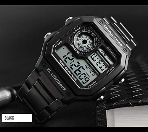 Foto 7 pulgar | Venta Internacional - Reloj Bomieux Digital Sport Dual-time Para Hombre, Resistente Al Agua, 30 M