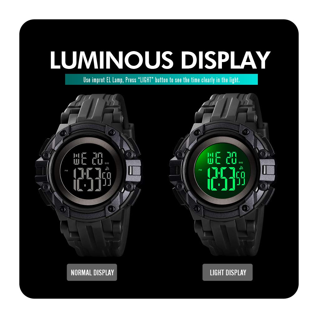 Foto 8 pulgar | Venta Internacional - Reloj Deportivo Fanmis Military Digital 50 M Resistente Al Agua Para Hombre