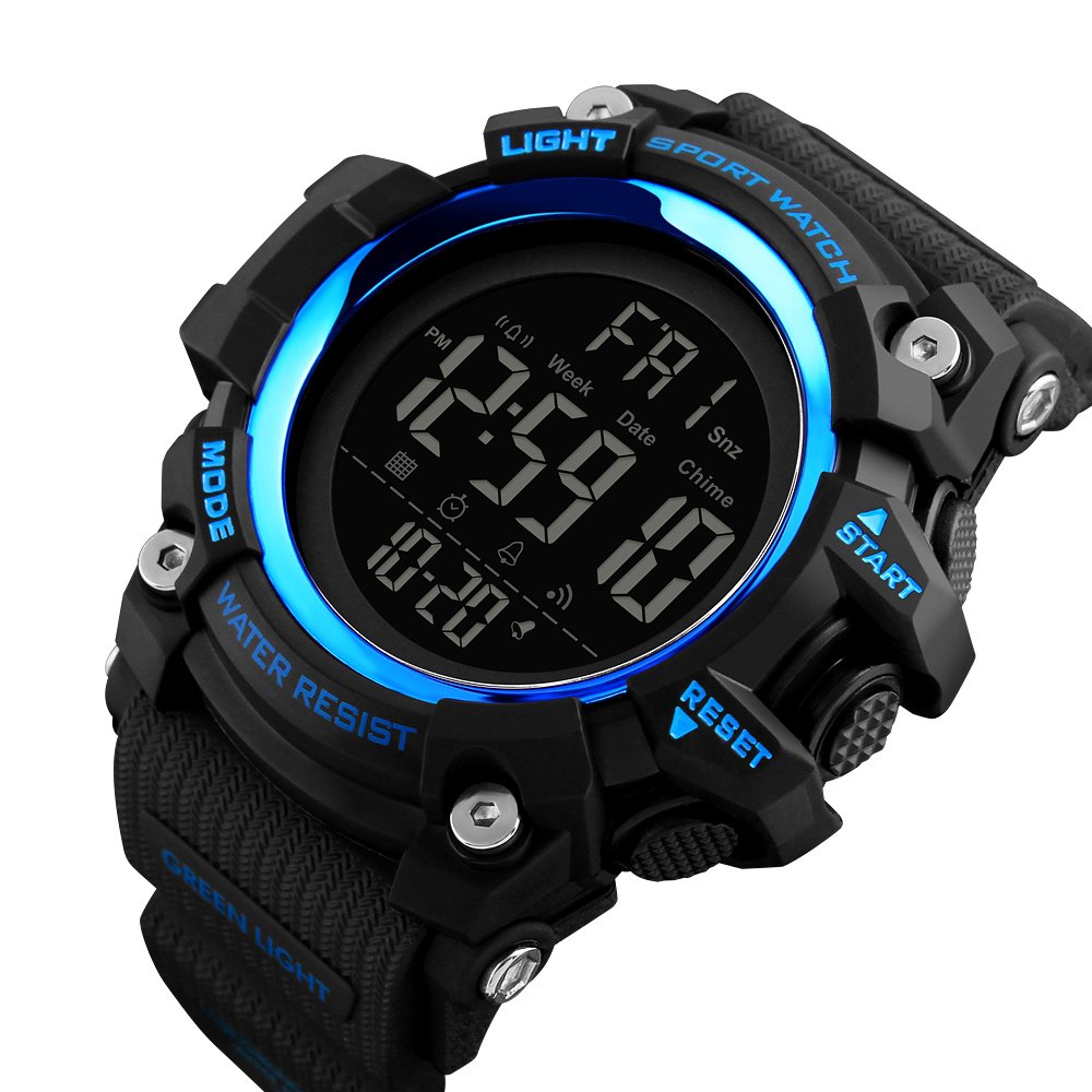 Foto 4 pulgar | Venta Internacional - Reloj Deportivo Impermeable Xfcs Con Calendario Para Hombre, Color Azul