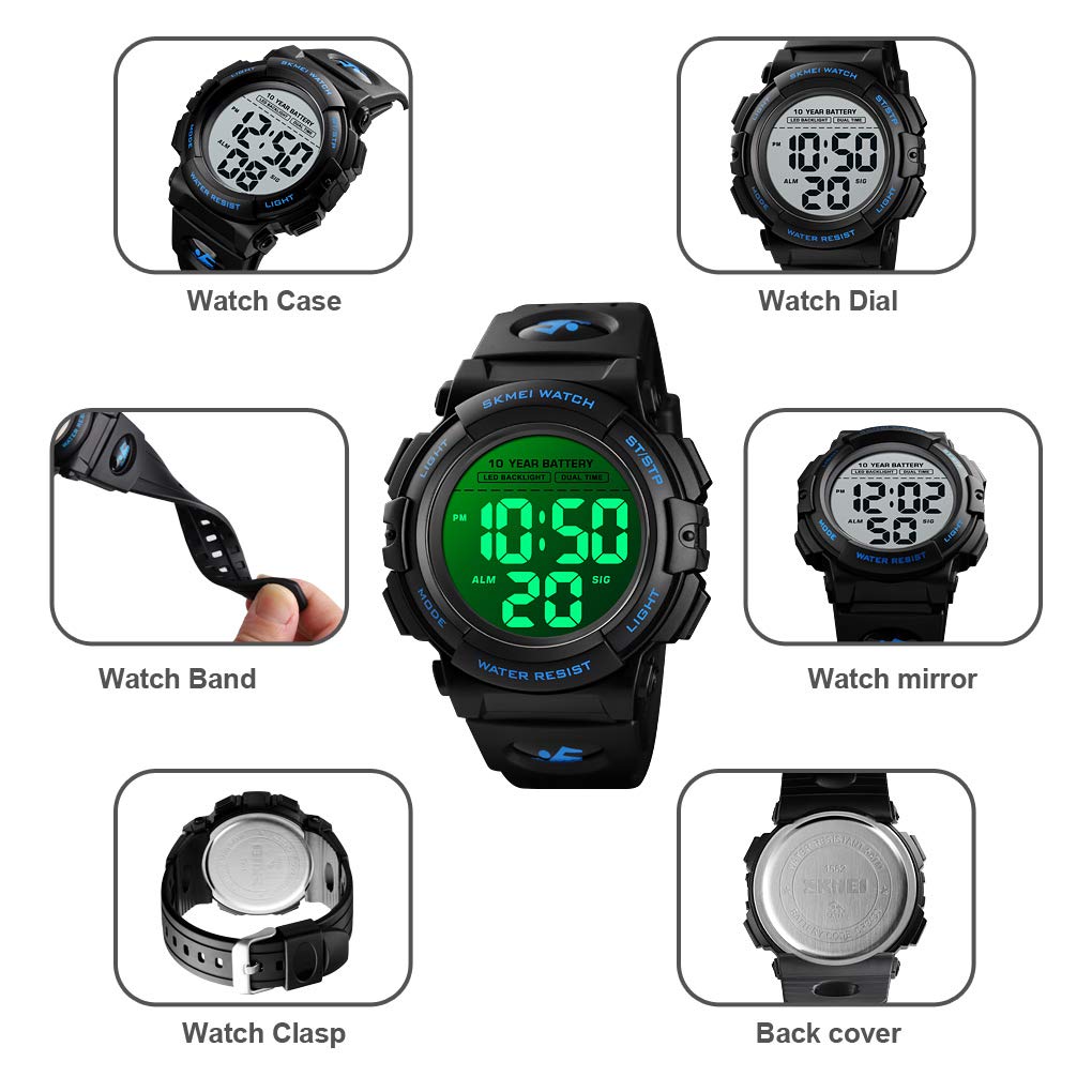 Foto 5 pulgar | Venta Internacional - Reloj Led Pasoy Digital De 50 M, Impermeable Y Resistente A Los Golpes