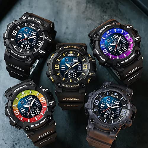 Foto 7 pulgar | Venta Internacional - Reloj Hooshu Para Hombre, Deportivo, Exterior, Impermeable, Militar, Gris