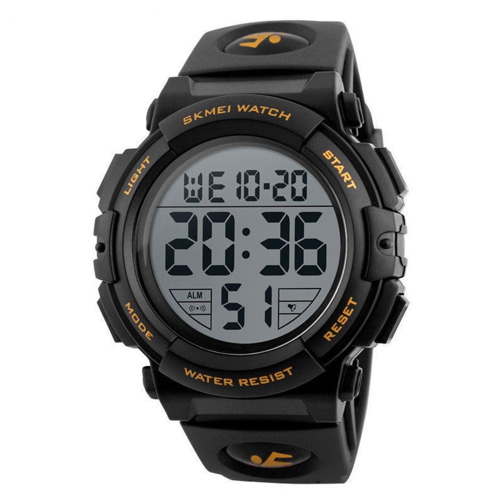 Foto 1 | Venta Internacional - Reloj Skmei Con Alarma Led Impermeable Digital Deportiva Para Hombre, Color Dorado