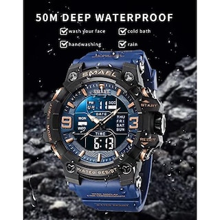Foto 4 | Venta Internacional - Reloj Smael Para Hombre, Militar, Deportes Al Aire Libre, Digital, Impermeable