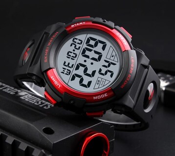 Foto 6 | Venta Internacional - Reloj Mastop Con Cronógrafo Digital Con Esfera Grande Para Hombre, 50 M Wr