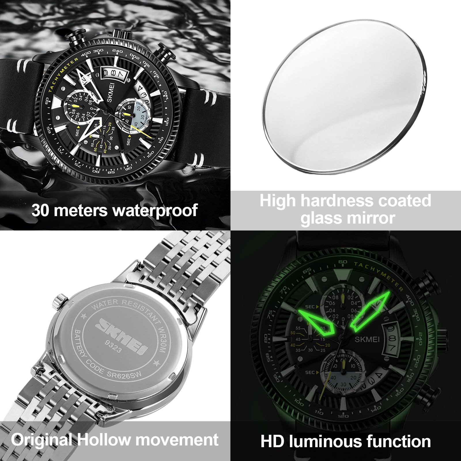 Foto 4 pulgar | Venta Internacional - Reloj Skmei Con Pantalla Led Digital Impermeable Para Hombre, Deportiva