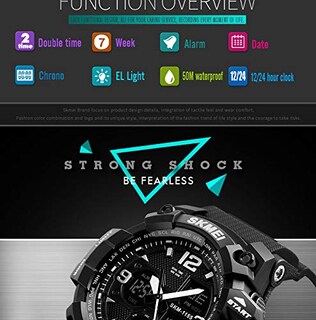 Foto 6 | Venta Internacional - Reloj Strived, Deportivo Militar, Electrónico, Impermeable, Led, Para Hombre