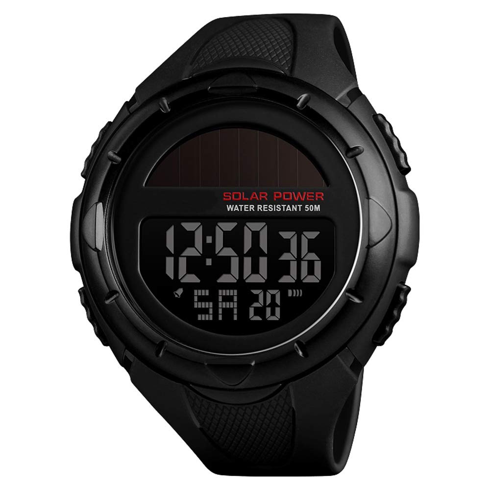 Foto 4 pulgar | Venta Internacional - Reloj Deportivo Alcadan Solar Digital Led para Hombre