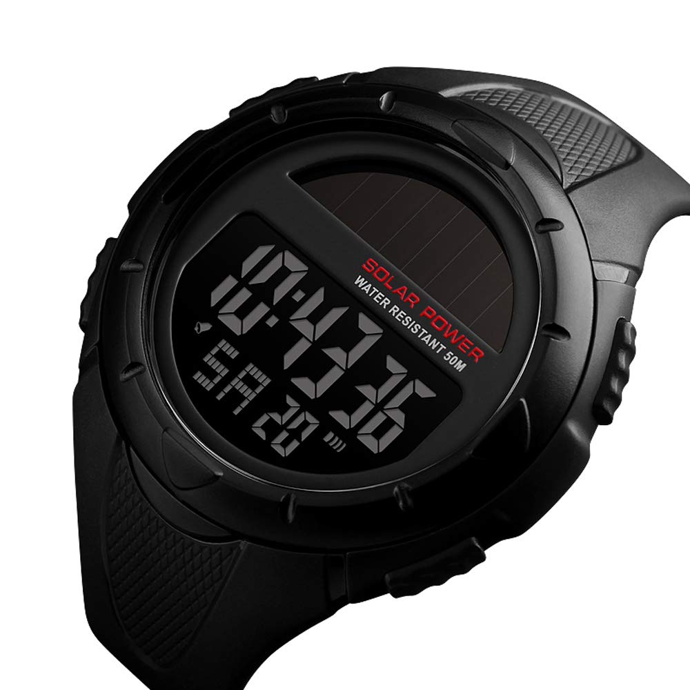 Foto 4 | Venta Internacional - Reloj Deportivo Alcadan Solar Digital Led para Hombre