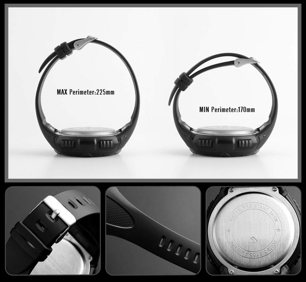 Foto 7 | Venta Internacional - Reloj Deportivo Alcadan Solar Digital Led para Hombre