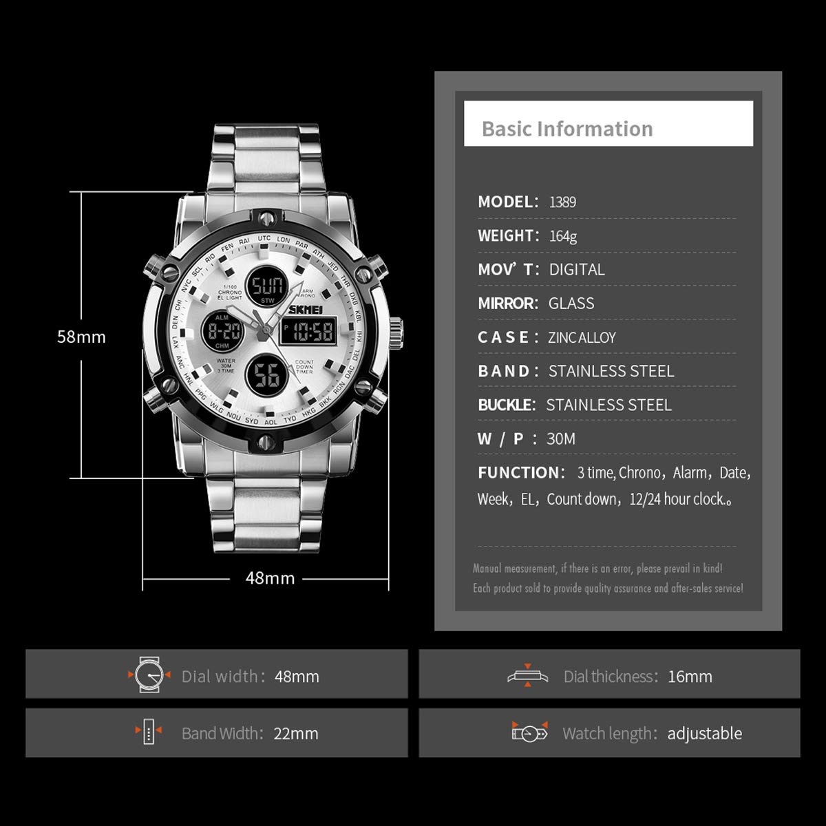 Foto 7 pulgar | Venta Internacional - Reloj CNBRO Digital para Hombre