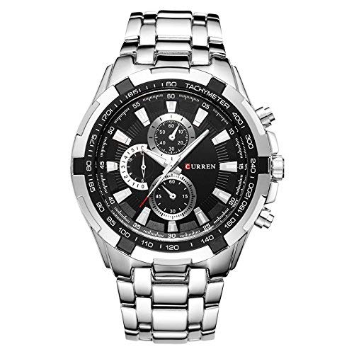 Foto 2 pulgar | Venta Internacional - Ropa Casual Watch Curren de Acero Inoxidable con Esfera Analógica para Hombre