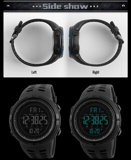 Foto 3 | Venta Internacional-Reloj Skmei Negro para Hombre